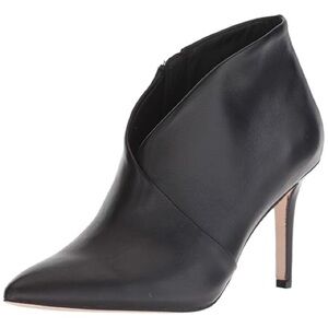 Jessica Simpson Leather Black Ankle Boots with Pointed Toe Size 8.5